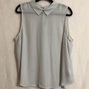 NWT Plus Polka Dot Blouse size XXL